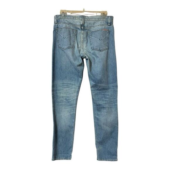 HUDSON Size 25 Riley Star Grommet Relaxed Boyfriend Jeans - Picture 4 of 6